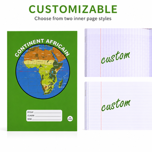 Carnet d'exercices africain en gros pour étudiants, agrafé, réglure Seyès, logo personnalisé, pour usage scolaire, fabricant de cahiers d'exercices - Product Image 3