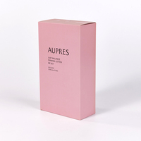 Boîte en carton personnalisée, minimaliste, couleur unie, avec fond auto-verrouillant, pour toner facial et produits de soin de la peau