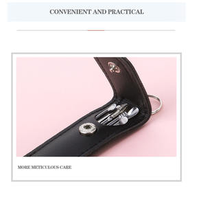 Ensemble de 6 pièces de collecteur de cérumen en acier inoxydable Spiral Turn Ear Pick Ear Pick Outil de nettoyage d'oreille portable - Product Image 4