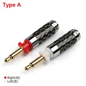 2 adet/çift 3.5mm Mono Fiş Altın Kaplama 3.5 mm 2 Kutuplu Fişler <span class=keywords><strong>Final</strong></span> D8000 D8000PRO SONOROUS <span class=keywords><strong>VIII</strong></span> - Product Image 2