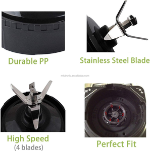 Replacement Parts 16oz Single Serve <strong>Blender</strong> Cup Set &amp; <strong>Blender</strong> Blade 6 Fins Fit for <strong>Ninja</strong> BL660 BL740 BL780 BL771 BL772 BL773CO - Product Image 6