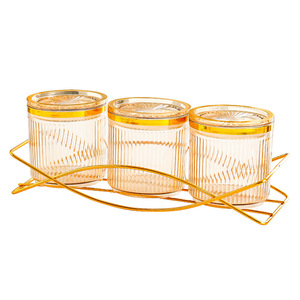 <b>Spice</b> <b>Jar</b> <b>Set</b> 300Ml Below Airtight Plastic Lid Kitchen Storage Container Food Grade Dried Fruit Grain <b>Jar</b> - Product Image 4