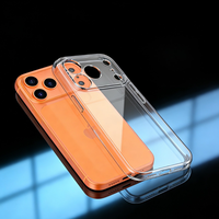Étui de téléphone portable transparent anti-rayures et antichoc pour iPhone 18 Pro, 18 Pro Max, 17 Pro Max, 16, 15, 14