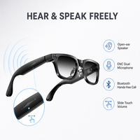 Lunettes Intelligentes 4K avec Caméra IA, Objectif HD 20MP, Traduction en Temps Réel, Assistant Vocal IA, Audio Ouvert, Stabilisation 6 Axes, Étanchéité IP66