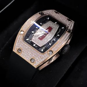 Luxury Women's Diamond <b>Watch</b> Automatic Mechanical Movement <b>Rubber</b> Strap Fashion Designer Wristwatch High Quality - Product Image 6