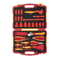 S682-25 SFREYA VDE 1000V isolé isolation outils cas double couleur 25 pièces clé à douille pince tournevis outil ensemble kit