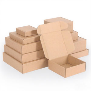 Logo personalizzato in fabbrica per scatole di <span class=keywords><strong>posta</strong></span> ondulata con più dimensioni per l'imballaggio della tazza - Product Image 2