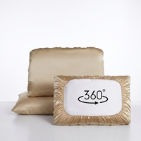 Housse de coussin décorative antistatique lavable en satin élastique, multicolore, brillante, pour la maison, vente en gros