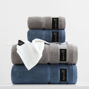 Vente en gros de serviettes souples personnalisées de luxe pour les mains serviettes <span class=keywords><strong>ultra</strong></span> douces très absorbantes 35*75cm 100% coton - Product Image 2