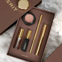 Estuche de Lápiz Labial de Alta Gama, Caja de Regalo Magnética, Cartón Rígido Personalizado, Revestimiento de Esponja Reciclable, Almacenamiento de Cosméticos de Belleza, Recubrimiento UV
