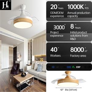 Lámparas de Techo Modernas Nórdicas con Ventiladores, Luces Inteligentes de Techo para Comedor y Sala de Estar, Cuerpo de Metal de Espectro Completo - Product Image 5