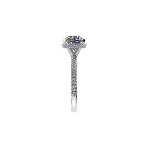 Hot Sale Lab Grown Round Cut Diamond <b>Ring</b> 925 <b>Silver</b> 9kt, 14kt, 18kt Gold Diamond <b>Rings</b> for Women's Engagement <b>Ring</b> - Product Image 6