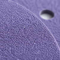 Disques de ponçage REX en film PET enduit violet 150 mm Cyclone multi-trous certifiés ISO TUV, tampons anti-colmatage pour le polissage de la peinture automobile