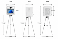 Photomaton portable Rossmine DSLR avec flight case pour location, idéal pour mariages, fêtes et événements