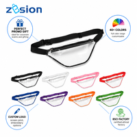 Sac banane en PVC personnalisé avec logo pour cadeaux d'entreprise, sacoche promotionnelle écologique, sac de ceinture pour festival, vente en gros pour salons professionnels, OEM