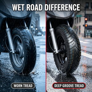 Nouvelle carcasse de pneu de moto DIASTONE D680 V3137K 90/80-17, haute adhérence, entièrement lisse, sans chambre à air, radial, pour rénovation/amélioration - Product Image 6
