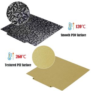 Placa de construcción de impresión texturizada PEO PEI Flexible de 310x310mm, placa de cama de acero de resorte liso para artillería de/X2 Anet A8 Plus - Product Image 5