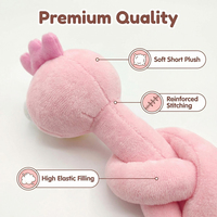 Peluche animale à long cou personnalisée, créative 2-en-1, accessoire suspendu pour décoration de voiture et pendentif de sac