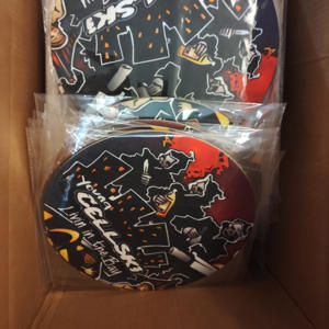 12 "印刷滑り止めブランク染料昇華カスタムスリップマットラウンドフェルトターンテーブルスリップマットビニールディスクレコードプレーヤー用 - Product Image 6