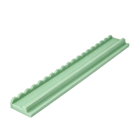 Supports de jeu de Mahjong américains en bois, finition piano haute brillance, avec poussoirs magnétiques festonnés robustes, lot de 4