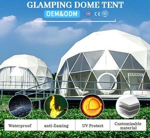 เต็นท์โดมทรงจีโอเดสิกสำหรับตั้งแคมป์ รีสอร์ท แกลมปิ้ง โรงแรมกลางแจ้ง ขนาด 3x3 เมตร กันน้ำ ทนทาน ขายส่ง - Product Image 2