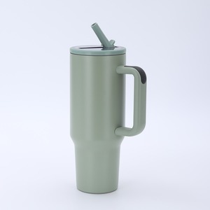 Gobelet de voiture isotherme portable grand format classique avec poignée en acier inoxydable 304 de 40 oz, double paroi sous vide, personnalisable avec logo, pour l'exportation, deuxième génération - Product Image 6
