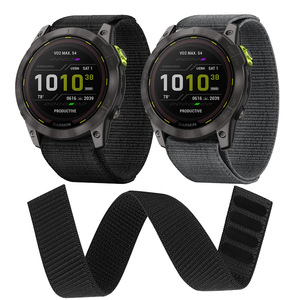 สายนาฬิกาไนลอนสำหรับเล่นกีฬาขนาด20มม. 22มม. 26มม. สำหรับ Garmin Fenix 8 43มม. 47มม. 51มม. สัญชาตญาณ2 2X 2วินาที - Product Image 2