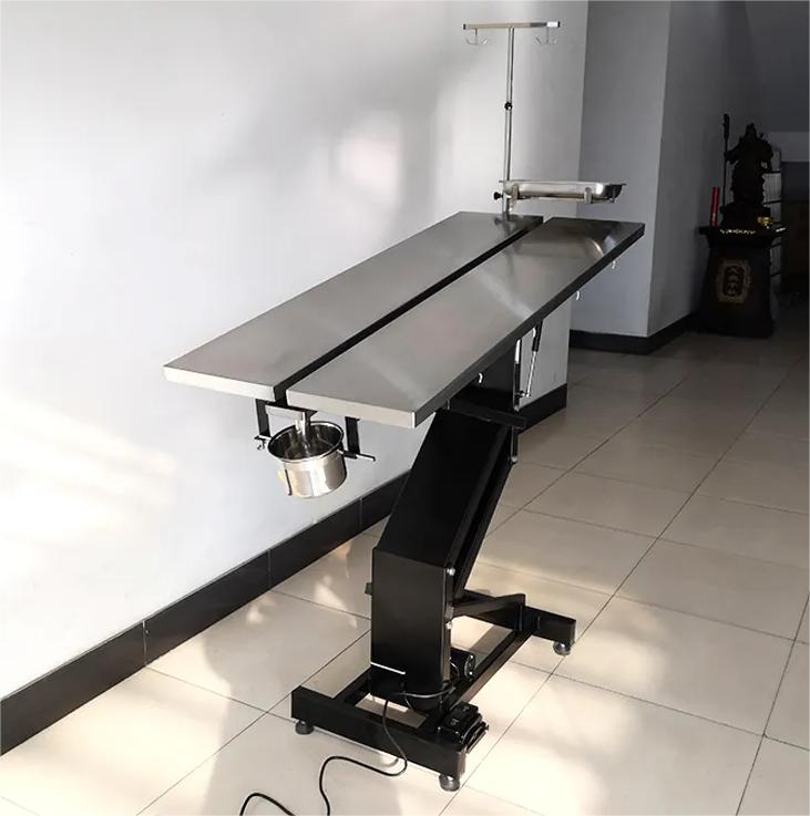 Stainless Steel Veterinary Clinic Table Veterinary Surgery Electric Operation Table