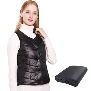 12V Cheap Hot Sale Top Quality Women's Heated Waistcoat Outdoor Women Vest For Sports