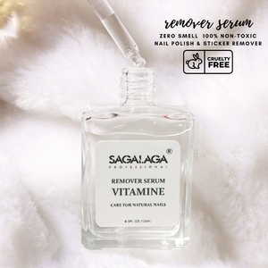 SAGALAGA Sérum dissolvant pour vernis à ongles en flacon de 15 ml, sans acétone, sans odeur, contenant de la vitamine E, sérum dissolvant, logo personnalisé - Product Image 2