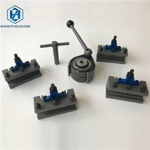 40 Position Quick Change Tool Post Set for swing 120-220mm Lathe with 4 Holders