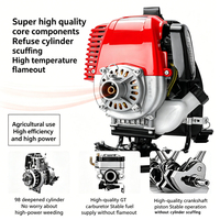 Débroussailleuse à moteur 4 temps légère 31cc 41.7cc, équipement agricole multifonctionnel