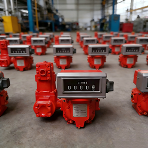 Flowmeter volumetrik M-50 untuk pipa, flowmeter diameter besar, aliran besar, pengukur oli mekanis, ukuran 2 inci - Product Image 2