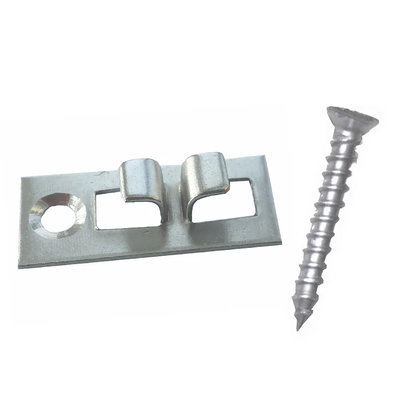 Wall panel boards fixing holder hidden fastener wood pvc wpc wall cladding panel clip stainless steel screw