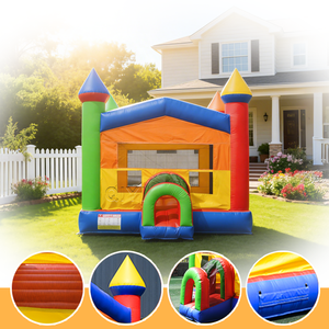 Castillo Hinchable Comercial Personalizado de PVC de Fácil Montaje con Capacidad de 100 kg para Fiestas Infantiles Parque Seguro - Product Image 4