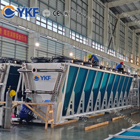 Refroidisseur industriel à air refroidi YKF personnalisé pour l'extérieur, à haute efficacité énergétique, avec échangeur de chaleur à ailettes tubulaires