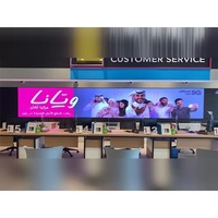 Pantalla LED de Video para Interiores Ultrafina a Todo Color, Fija, para Cine, COB P1.56, 3840Hz, 100k Horas, Animación Gráfica, Centro Comercial