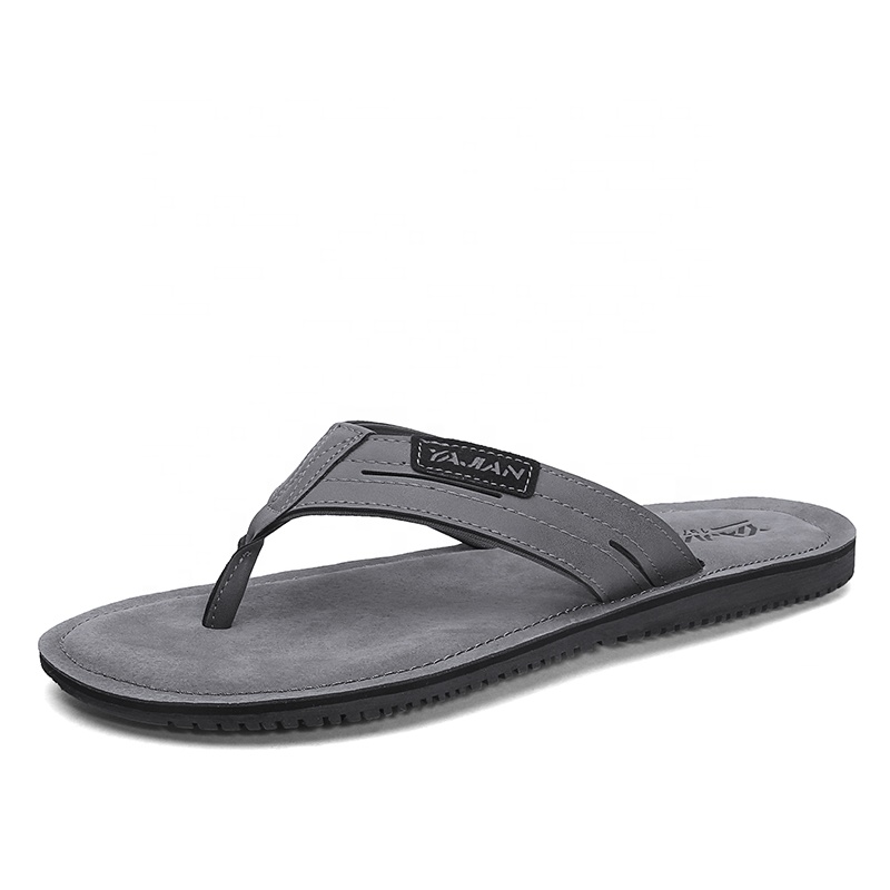 Мужские кожаные шлепанцы ручной работы, уличные тапочки в стиле ретро, модные шлепанцы, летние пляжные тапочки, очень удобные шлепанцы на плоской подошве, новинка 2020