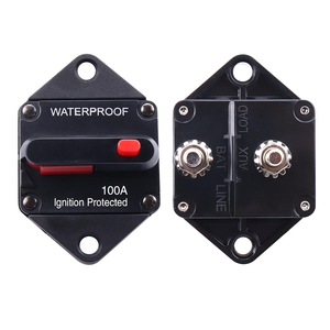 Disjoncteur plastique 2 pôles DC 12V 20A-200A étanche à réinitialisation manuelle pour bateau, camion, camping-car, audio automobile - Product Image 6