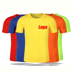 Wholesale Cheap Men New Fashion Summer Casual Custom logo Polyester Quick Dry Plain Blank T Shirts Dry Fit Sport Shirt