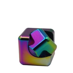 Cube anti-stress <span class=keywords><strong>Infinity</strong></span> Fingertip Spinner en alliage, jouet de concentration pour enfants et adultes, portable, transformable, en métal, pour le bureau, la maison et les voyages - Product Image 4