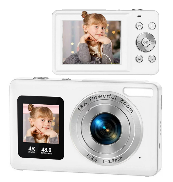 Wholesale DC06S Dual Screen Digital Camera with 1080P Video Autofocus Smile Detection and Multiple Creative Filters