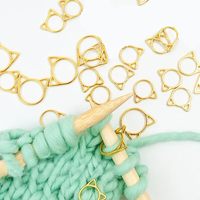 40pcs Mignon Métal Design Fantaisie Tricotage à la Main Accessoires Marqueur de Point Coloré pour Fil à Tisser