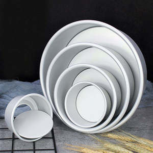 Chảo Nướng Bánh Mì Bằng Nhôm Không Dính Chất Lượng Tốt Khuôn Bánh Bền Đáy Sống Hình Tròn - Product Image 5