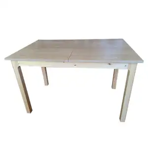 Mesa de comedor extensible rectangular de madera muebles de jardín al aire libre