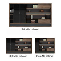 Armoire de classement moderne en bois massif Liyu avec 3 tiroirs, armoire de rangement pour atelier, chambre, école, convertible et extensible