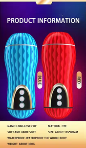 Venta caliente Masturbadores Vagina Coño Masturbador masculino Copa manual <span class=keywords><strong>M</strong></span>áquina sexual automática Juguete sexual para hombres - Product Image 2