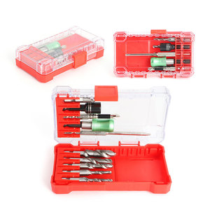 10 Piece Compound Tap <b>Screwdriver</b> <b>Bit</b> <b>Set</b> 1/4 In Hex Drive For Electronic Equipment Assembly High Speed Steel With Quick - Product Image 1