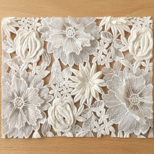 Tissu en organza tissé 100 % polyester brodé 51/52 pouces avec densité personnalisable pour rideaux et tissus d'ameublement en gros (en stock) - Product Image 3