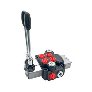 Válvula de Control Direccional Monobloque Hidráulica Manual Huamao DCV40 de 40 Litros/min y 2 Bobinas, Distribuidor Hidráulico de 15 kg - Product Image 5